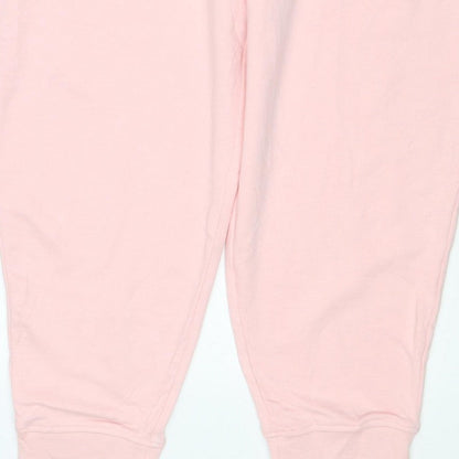 Marks & Spencer Women Pink Size 22 Regular Jogger Sweatpants Drawstring
