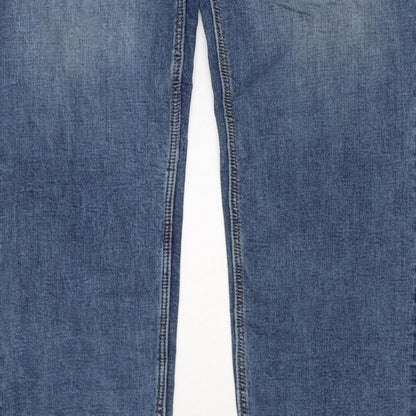 Marks and Spencer Women Blue UK 18 Long Sienna Supersoft Straight Jeans