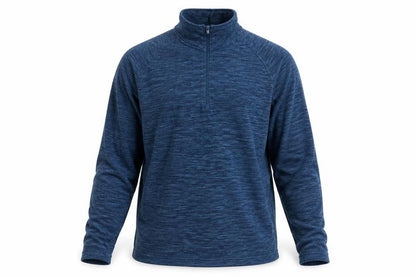 Mountain Warehouse Men's Blue S Pullover 1/4 Zip Fleece Sweatshirt