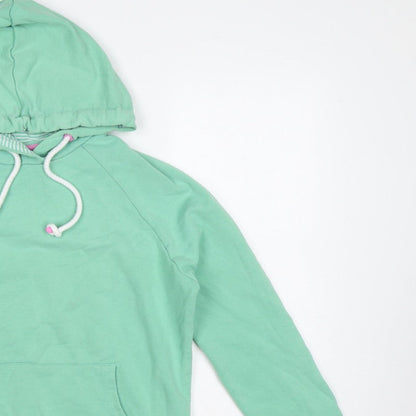 Joules Women Green UK 10 Pullover Hoodie Hooded Pockets