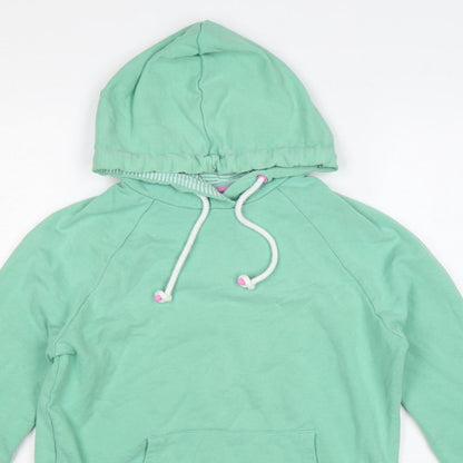 Joules Women Green UK 10 Pullover Hoodie Hooded Pockets