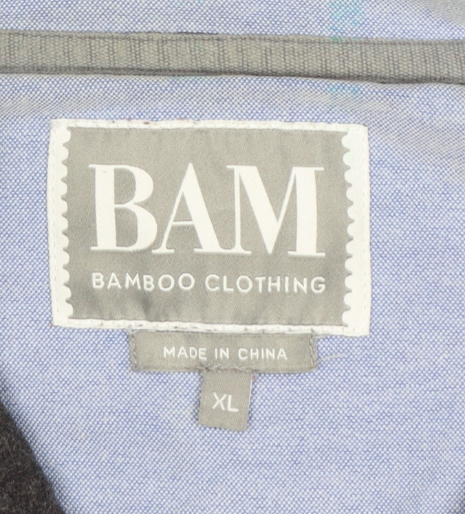BAM Women's Black XL Bamboo 1/4 Zip Fleece Sweatshirt High Neck