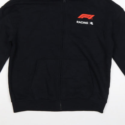 Marks and Spencer Boys Black 13-14 Years Formula 1 Full Zip Hoodie