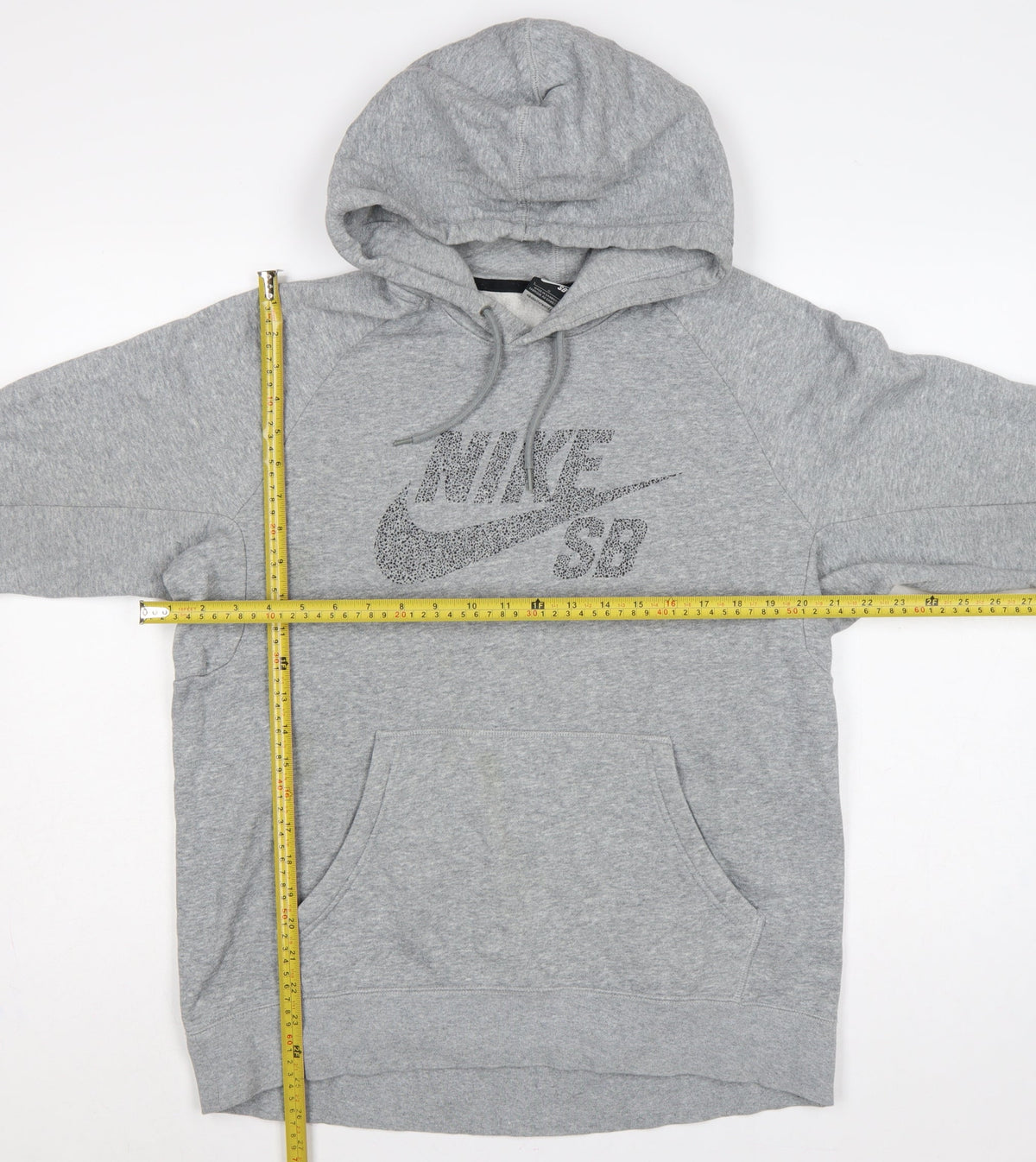 Nike SB Men’s Grey L Pullover Hoodie Logo Graphic Skateboarding Fleece