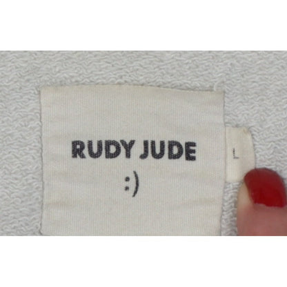 Rudy Jude Women’s Ivory L Quarter Zip High Neck Sweatshirt