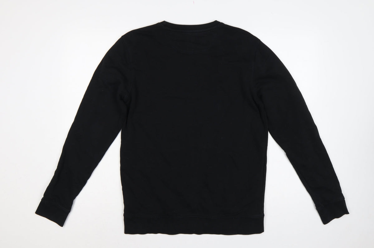 Hari & The Gang Women's Black M Pullover Sweatshirt Leopard A Logo