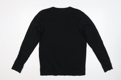 Hari & The Gang Women's Black M Pullover Sweatshirt Leopard A Logo