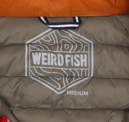 Weird Fish Men’s Orange Medium Quilted Padded Full Zip Bodywarmer