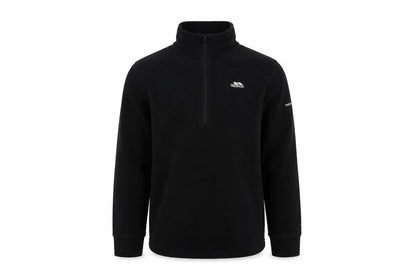 Trespass Boys Black 9-10 Years 1/4 Zip Fleece Sweatshirt