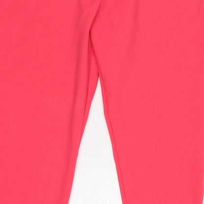River Island Women’s Pink UK 18 Tapered Stripe Trousers
