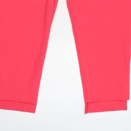 River Island Women’s Pink UK 18 Tapered Stripe Trousers