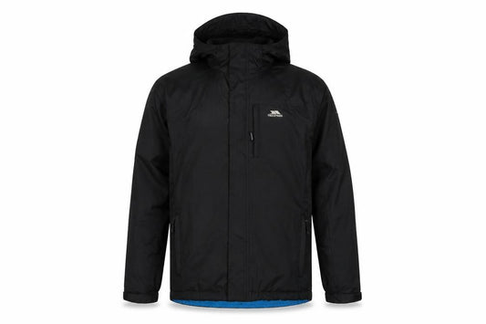 Trespass Men’s Black XS Harry Waterproof Hooded Rain Jacket