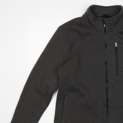 Cotton Traders Men’s Black M Full Zip Softshell Jacket Pockets