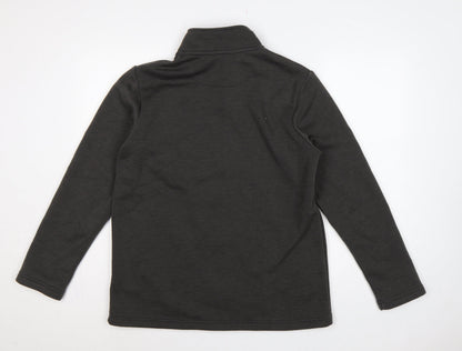 Cotton Traders Men’s Black M Full Zip Softshell Jacket Pockets