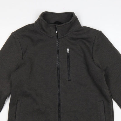 Cotton Traders Men’s Black M Full Zip Softshell Jacket Pockets