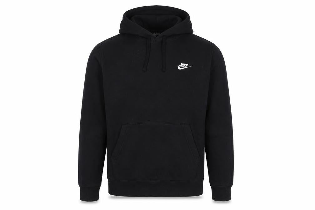 Nike Men’s Black M Pullover Hoodie Logo Fleece Sports