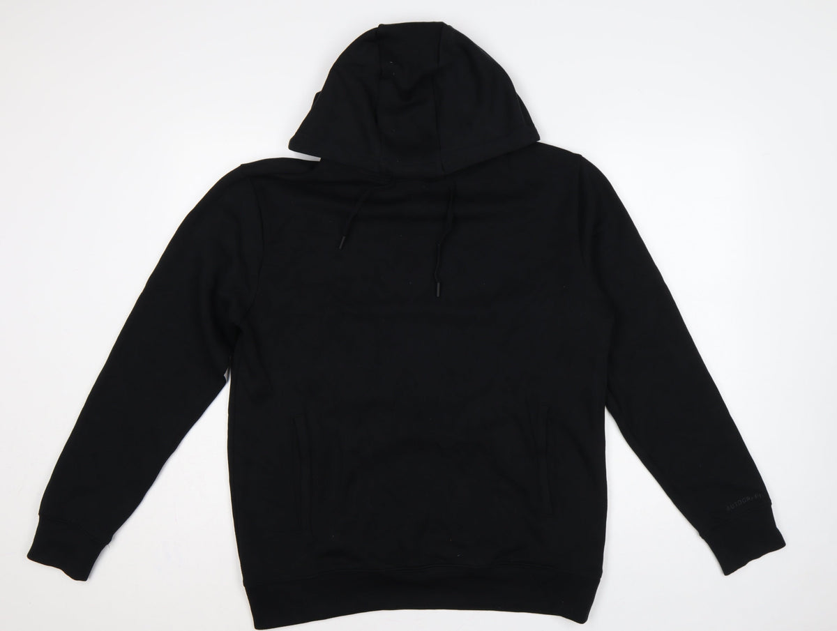 Autograph Men’s Black M Pullover Hoodie Drawstring Pockets