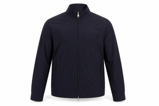 Autograph Men Navy M Wool Blend Full Zip Basic Jacket