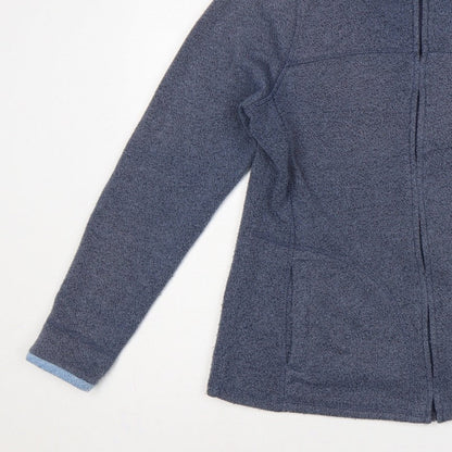 Weird Fish Women’s Blue UK 14 Fleece Full Zip Basic Jacket Pockets