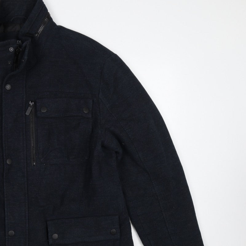 Next Signature Men’s Navy XL Italian Moleskin Military Jacket