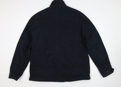 Next Signature Men’s Navy XL Italian Moleskin Military Jacket