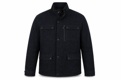 Next Signature Men’s Navy XL Italian Moleskin Military Jacket