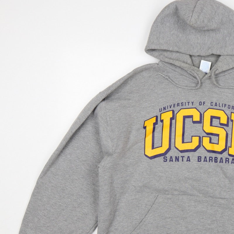 Russell Athletic Unisex Grey M UCSB Santa Barbara Pullover Hoodie