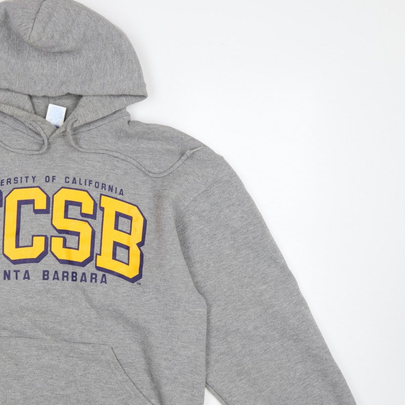 Russell Athletic Unisex Grey M UCSB Santa Barbara Pullover Hoodie