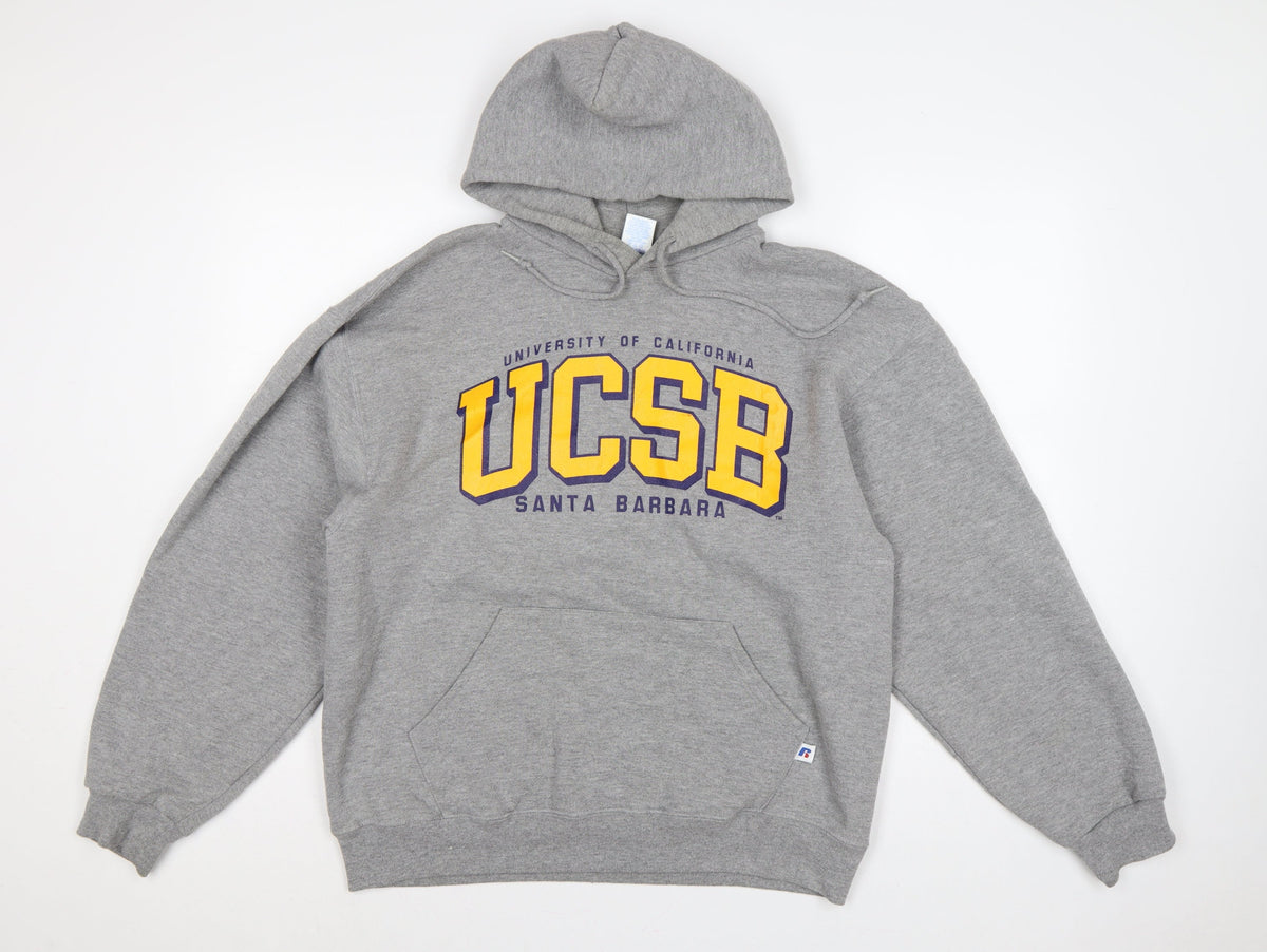 Russell Athletic Unisex Grey M UCSB Santa Barbara Pullover Hoodie