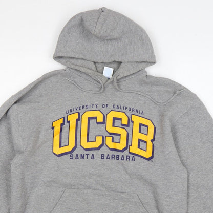Russell Athletic Unisex Grey M UCSB Santa Barbara Pullover Hoodie