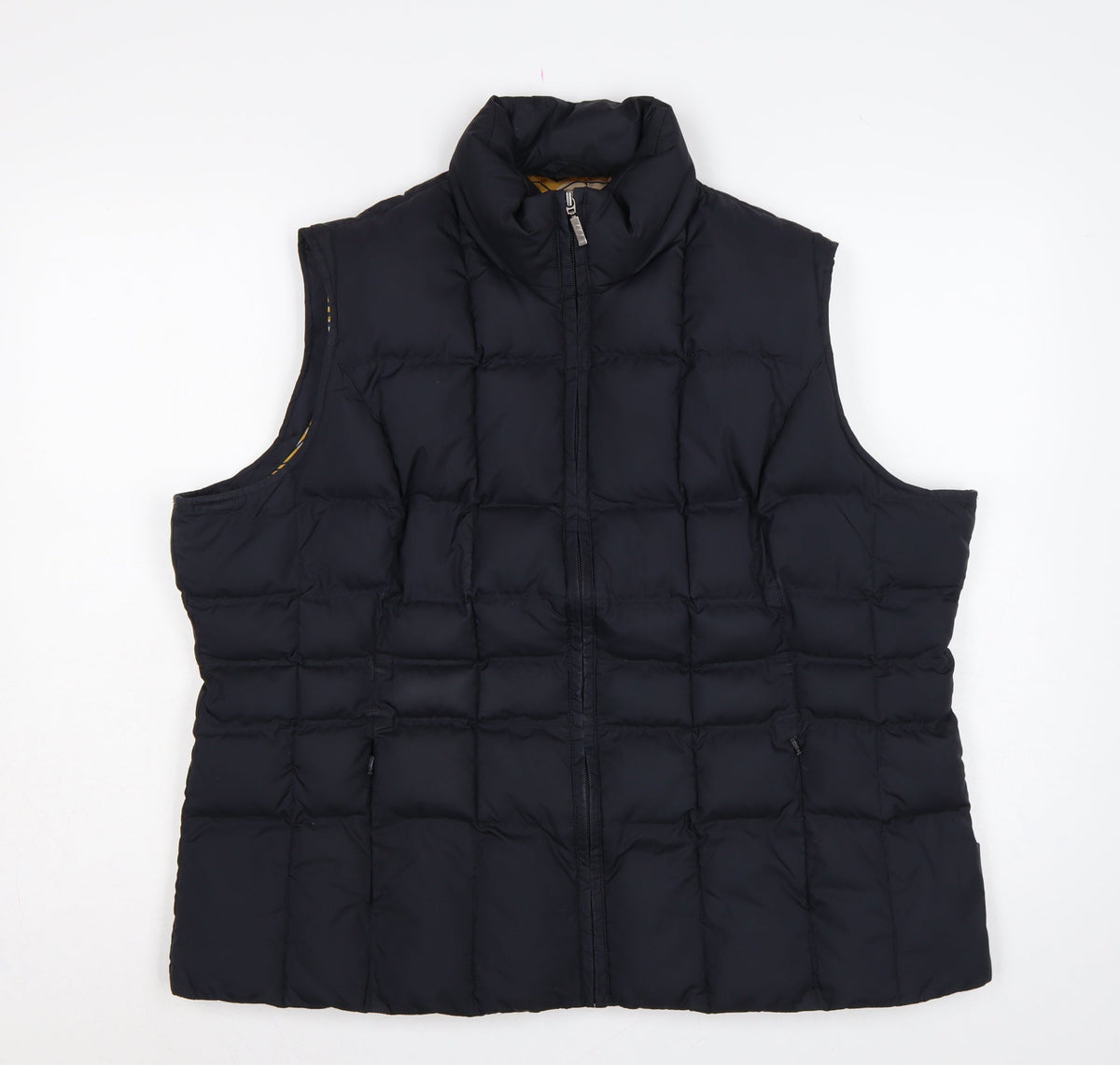 Marks and Spencer Per Una Women Black XL Quilted Puffer Waistcoat