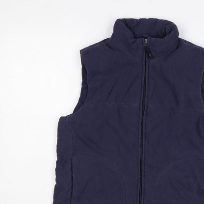 Dorothy Perkins Women’s Blue UK 12 Padded Zip Bodywarmer Gilet