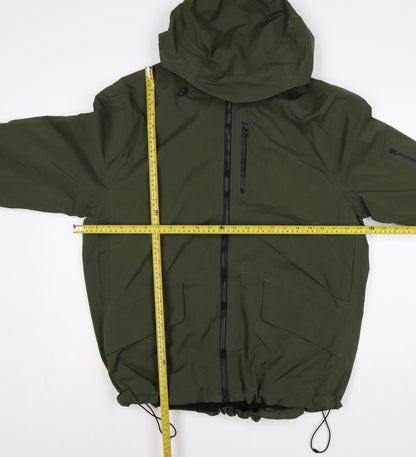 TU Men’s Green Large Hooded Insulated Full Zip Jacket