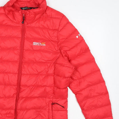 Regatta Women’s Red UK 14 Down Puffer Jacket Quilted Insulated