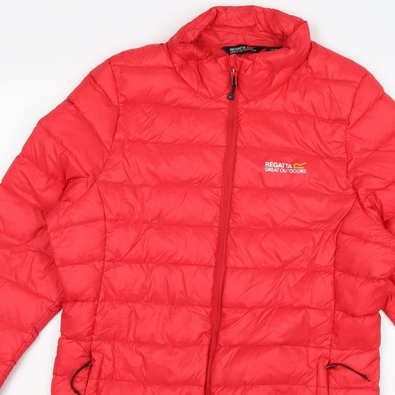 Regatta Women’s Red UK 14 Down Puffer Jacket Quilted Insulated