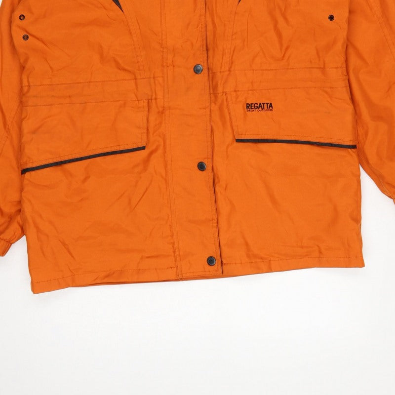 Regatta Women’s Orange S Hooded Waterproof Rain Jacket Outdoor