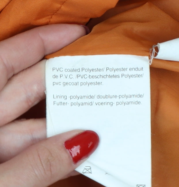 Regatta Women’s Orange S Hooded Waterproof Rain Jacket Outdoor
