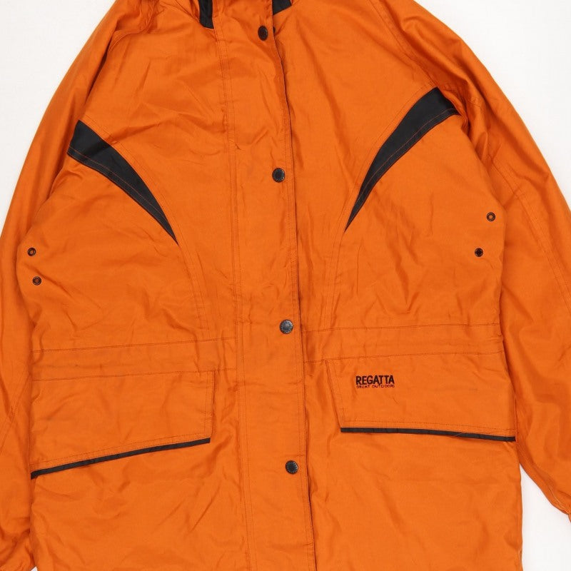 Regatta Women’s Orange S Hooded Waterproof Rain Jacket Outdoor