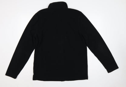 Rocktrail Men’s Black M Fleece Full Zip Outdoor Jacket