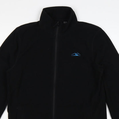 Rocktrail Men’s Black M Fleece Full Zip Outdoor Jacket