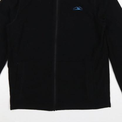 Rocktrail Men’s Black M Fleece Full Zip Outdoor Jacket