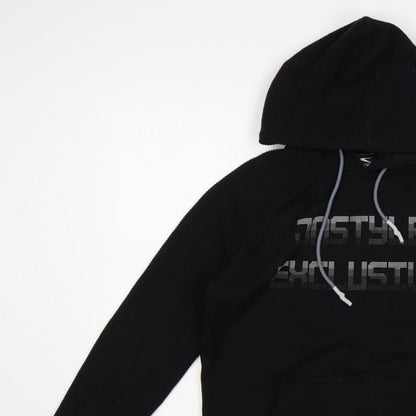 Slazenger Men's Black M Pullover Hoodie Graphic Print Pockets