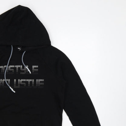 Slazenger Men's Black M Pullover Hoodie Graphic Print Pockets