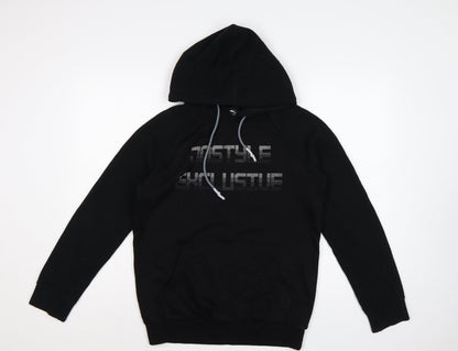 Slazenger Men's Black M Pullover Hoodie Graphic Print Pockets