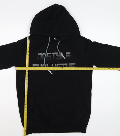 Slazenger Men's Black M Pullover Hoodie Graphic Print Pockets