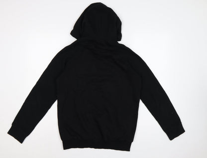 Slazenger Men's Black M Pullover Hoodie Graphic Print Pockets