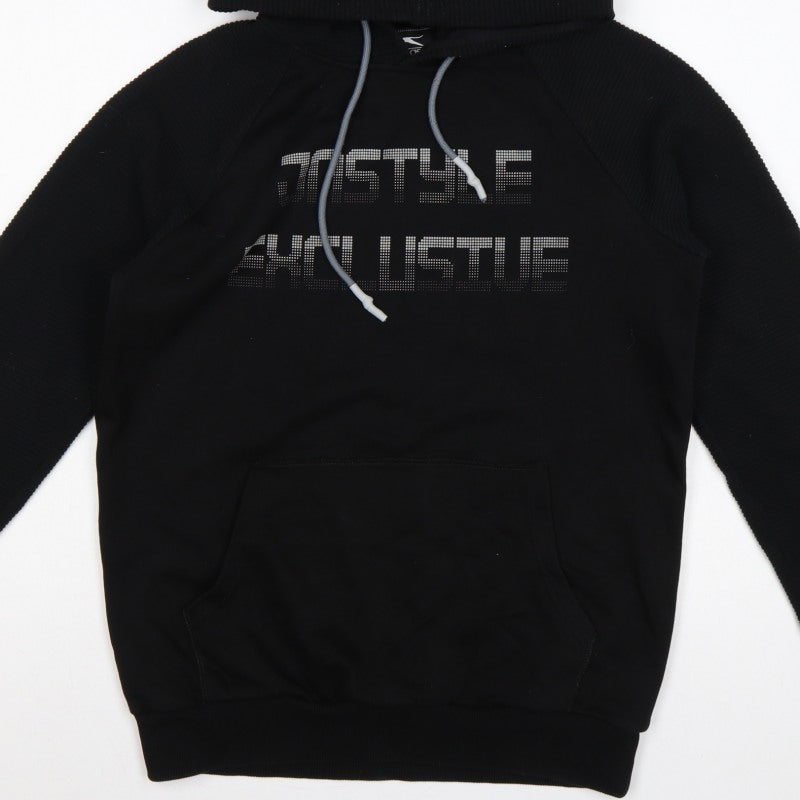 Slazenger Men's Black M Pullover Hoodie Graphic Print Pockets