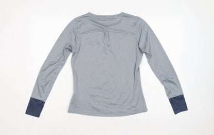 Berghaus Women Grey UK 8 Argentium Long Sleeve Athletic T-Shirt