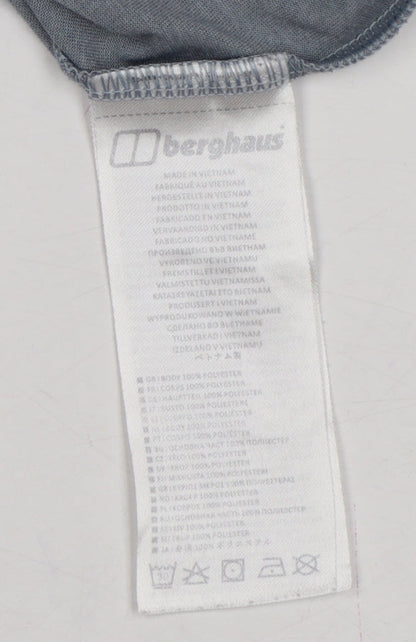 Berghaus Women Grey UK 8 Argentium Long Sleeve Athletic T-Shirt