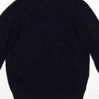 Uniqlo Men’s Navy Blue L Crew Neck Pullover Jumper Long Sleeve